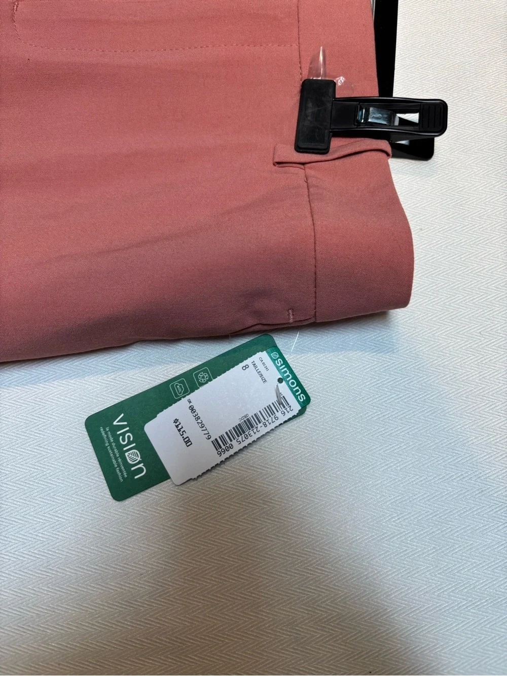 Simons Women's Straight-Leg Dress Pants in Dusty Rose (Match the Blazer listed) - Picture 3 of 4